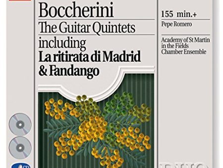 ROMERO, PEPE - BOCCHERINI: THE GUITAR QUINTETS (CD) For Sale