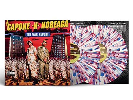 CAPONE-N-NOREAGA - THE WAR REPORT (CLEAR VINYL WITH RED & BLUE SPLATTER VINYL) Online