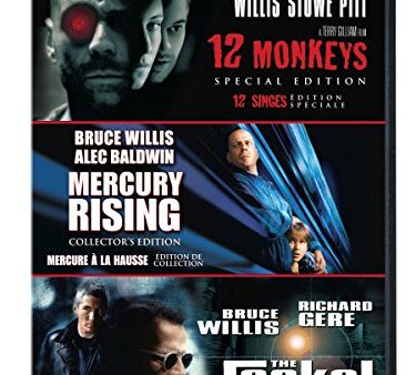 BRUCE WILLIS TRIPLE FEATURE (12 MONKEYS   MERCURY RISING   THE JACKAL) (VERSION FRANAISE) Fashion