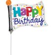 Happy Birthday Flag Mini Shape Balloon For Cheap