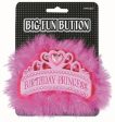 Birthday Princess Big Fun Button 4in Discount