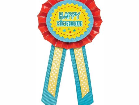 Happy Birthday Award Ribbon Discount