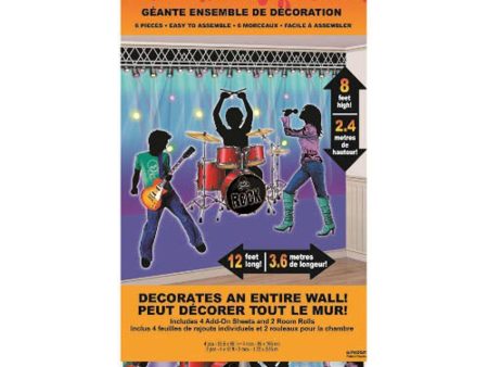 Rock Star Scene Setter Decorating Kit 6pcs Online