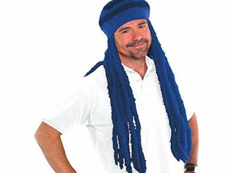 Adult Wig Dread Cap Blue Online