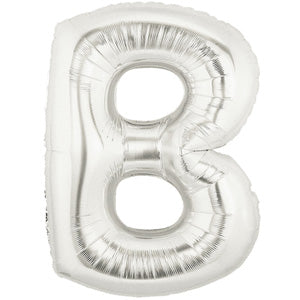 Letter B Silver Foil Balloon 100cm Online