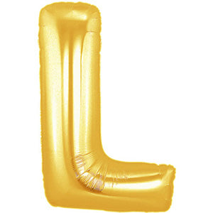 Letter L Gold Foil Balloon 100cm Sale