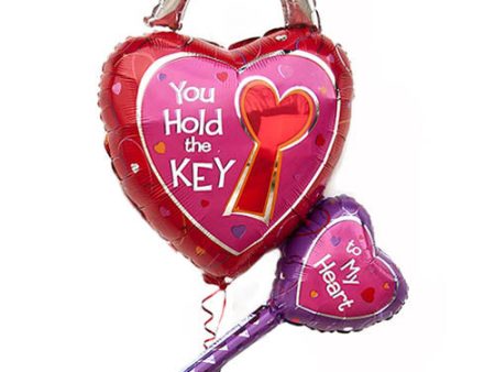 Key To My Heart Supershape Balloon 35in Online