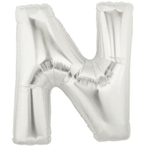 Letter N Silver Foil Balloon 100cm For Cheap