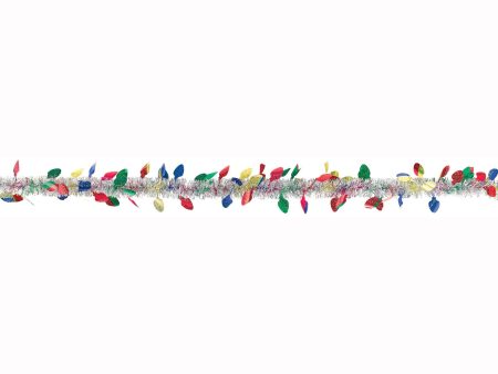 Christmas Lights Prismatic Value Garland For Sale