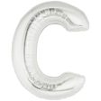 Letter C Silver Foil Balloon 100cm For Cheap