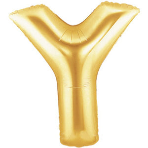 Letter Y Gold Foil Balloon 100cm Hot on Sale