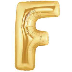 Letter F Gold Foil Balloon 100cm Online Sale