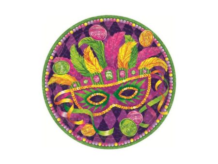 Masquerade Prismatic Dinner Plates 9in, 8pcs For Cheap