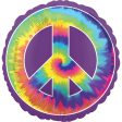 Feeling Groovy Peace Supershape Balloon 32in For Sale