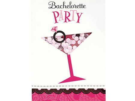 Bachelorette Party Shaker Invitation Cards 8pcs Fashion