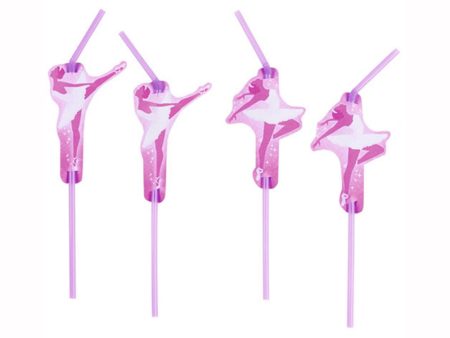 Ballet Drinking Straws 8pcs For Cheap