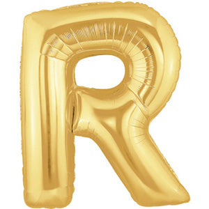 Letter R Gold Foil Balloon 100cm Sale