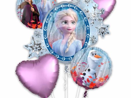 Frozen 2 Balloon Bouquet 5pcs Sale