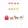 Barnyard Birthday Paper Topper Kit 12pcs Fashion