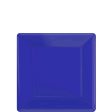 Bright Royal Blue Square Paper Plates 7in, 20pcs Online Hot Sale