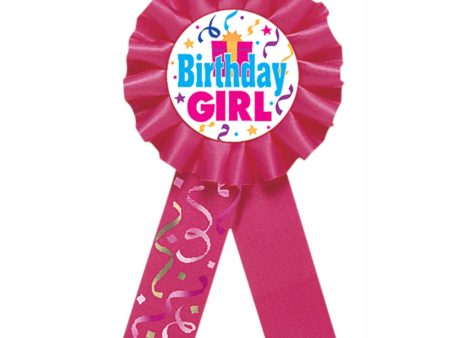 Birthday Girl Award Ribbon Discount