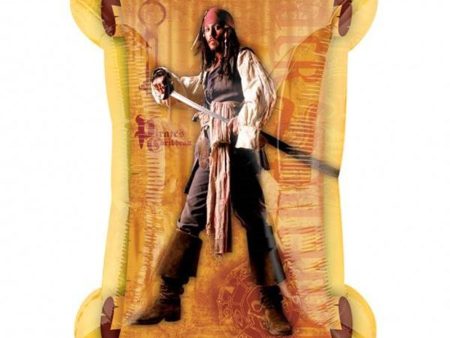 Pirates Captain Jack Supershape Balloon 34in Cheap