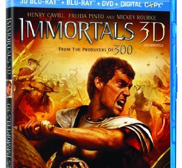 IMMORTALS 3D [BLU-RAY 3D + BLU-RAY + DVD + DIGITAL COPY] (BILINGUAL) on Sale