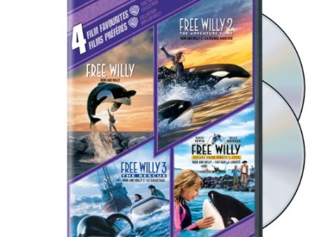 4 FILM FAVORITES: FREE WILLY 1-4 COLLECTION (BILINGUAL) For Sale